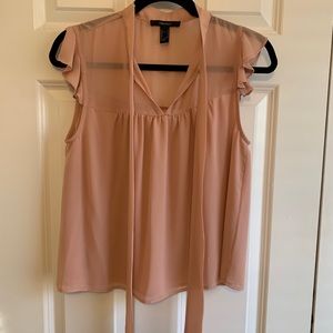 Blush tunic top